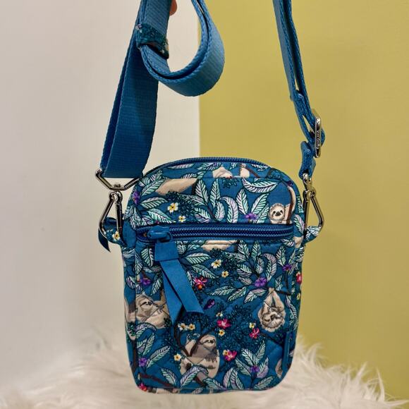 Vera Bradley Handbags - Vera Bradley RFID Mini Hipster Crossbody Bag Hanging Around Sloth Travel